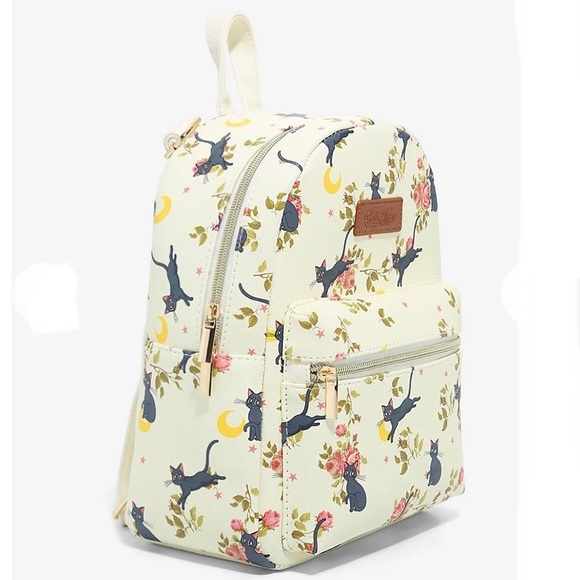 SAILOR MOON LUNA FLORAL MINI BACKPACK! - Picture 2 of 5